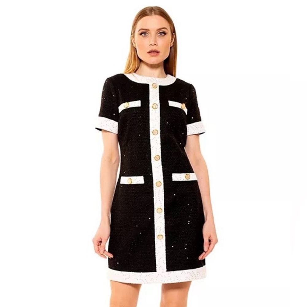 Alexia Admor sequin shift dress